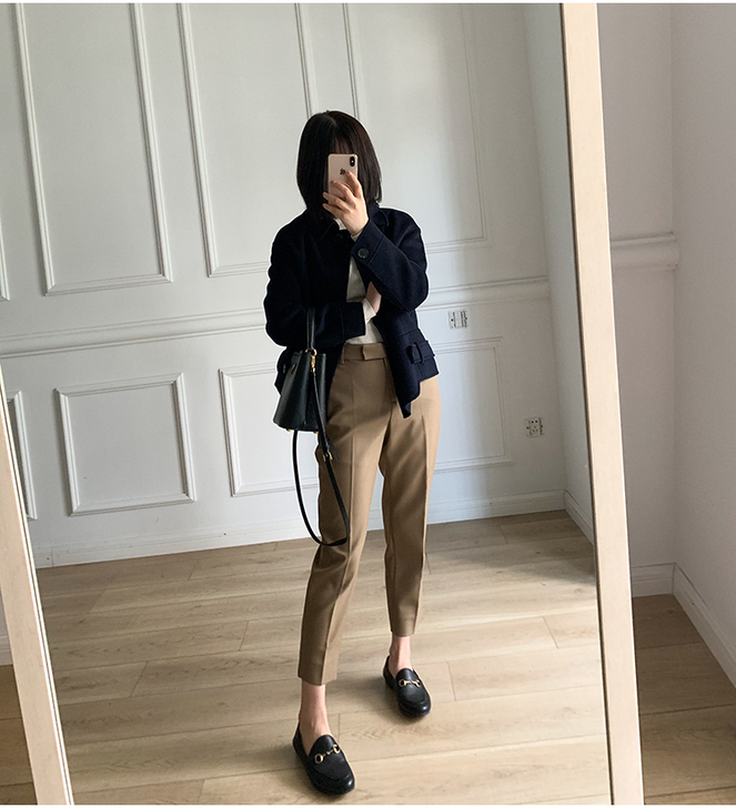 刚需款 干净利落 王炸版裤型 显瘦!羊毛混...