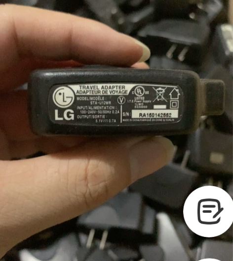 LG老款充电头 10元5个包邮 量大价优