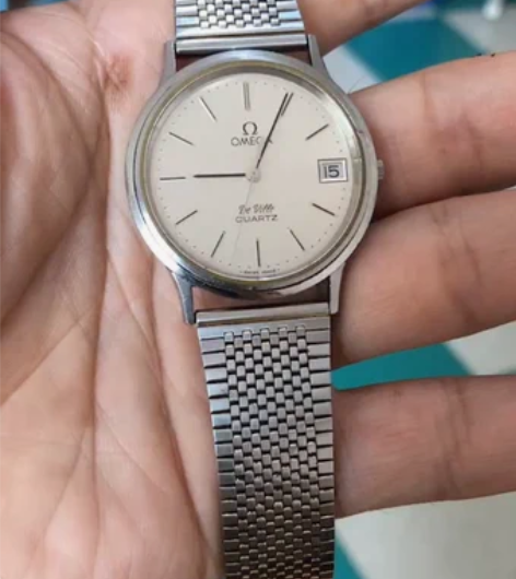 中古欧米家碟飞系列石英男表,1332自产机...