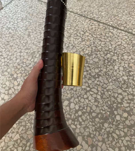 竹子水烟筒车载便携迷你短款玉石口水烟具实木...