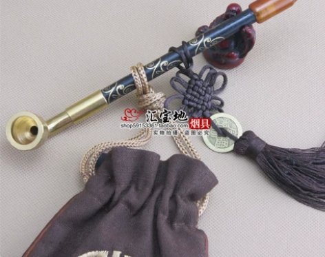 手工老式实木烟杆纯铜旱烟袋锅子烟丝烟斗草玛...