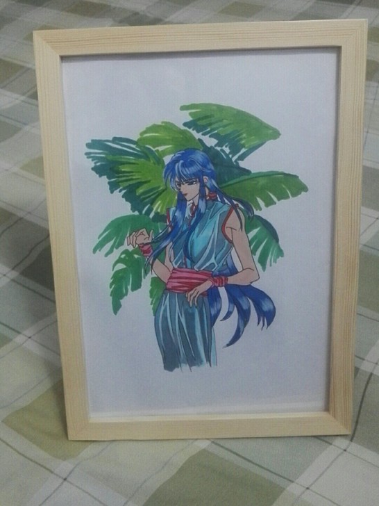 游素兰 火王 尚轩 临摹画 马克...