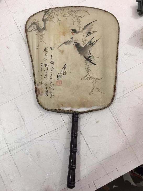 绢本扇子