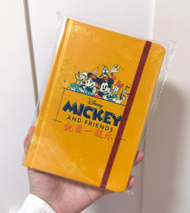 全新！专柜正品迪士尼乐园笔记本本子手账本日...