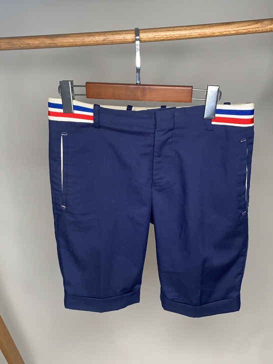 短裤男 韩版英伦风休闲运动 夏季 深蓝色宝...