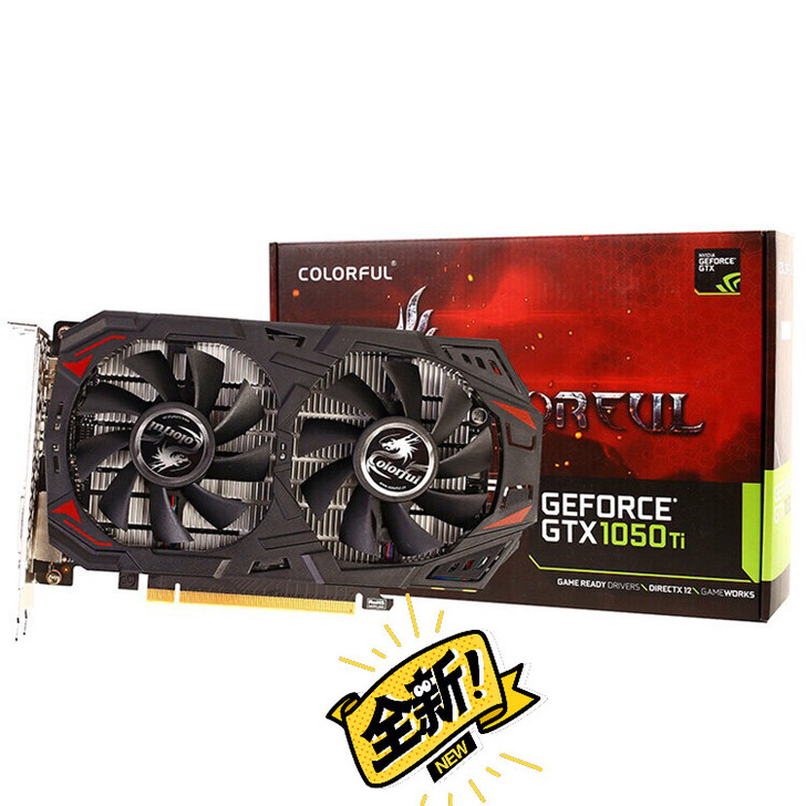 全新七彩虹GTX1050Ti灵动鲨4GD5...