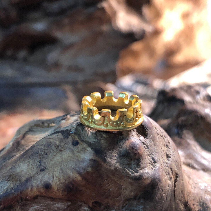 「精品配饰」精工鎏金皇冠跑环卡子「精品配饰...