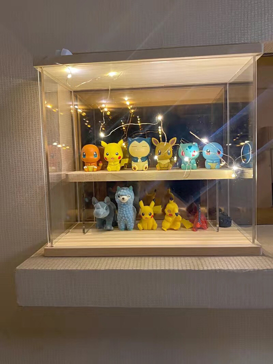 全新亚克力手办柜 泡泡马特盲盒收纳展示柜