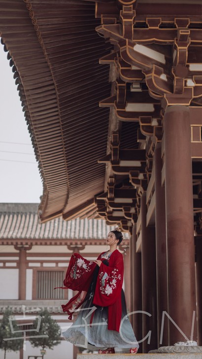 西安汉服写真拍摄古风系列十三余情侣写真摄影...