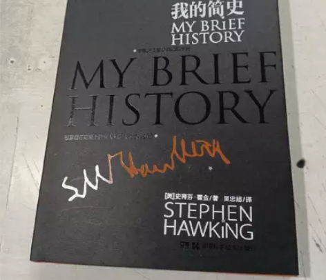 我的简史 霍金 九成新左右的正版书，内页完...