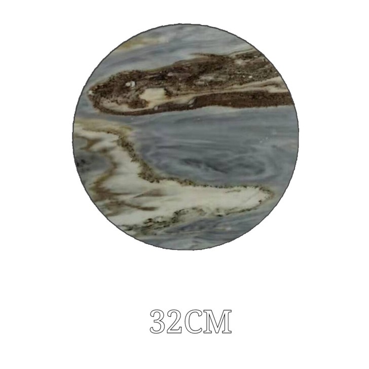 老矿云石,天然石画,圆32CM