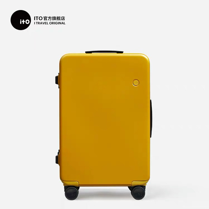 ito行李箱女拉杆箱男铝框箱登机旅行箱万向轮