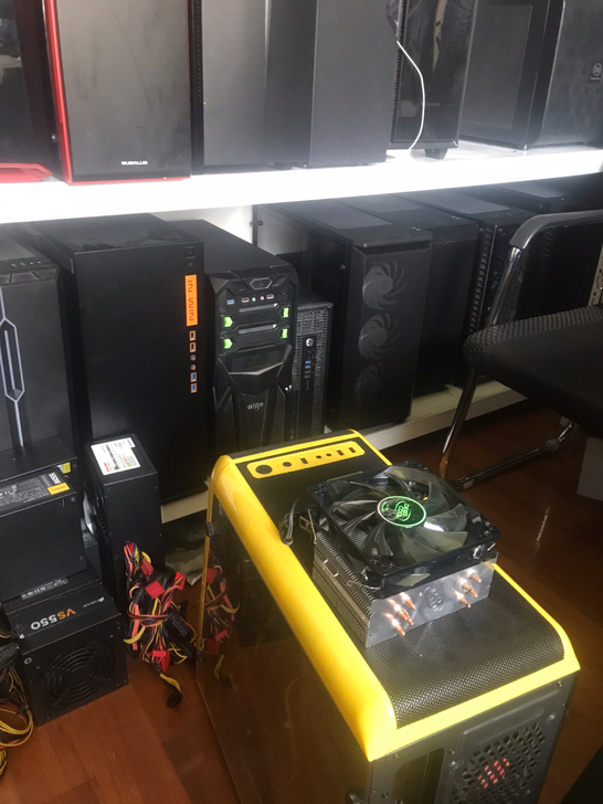 高价收台式机。电脑配件 ，工作室电脑