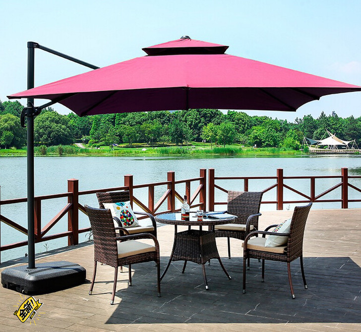 户外遮阳伞太阳伞大伞户外摆摊庭院伞室外防紫...