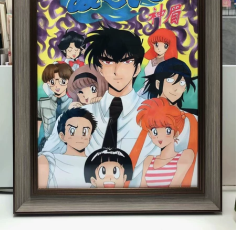 《地狱老师》，纯手绘装饰画！A3大小，画了...