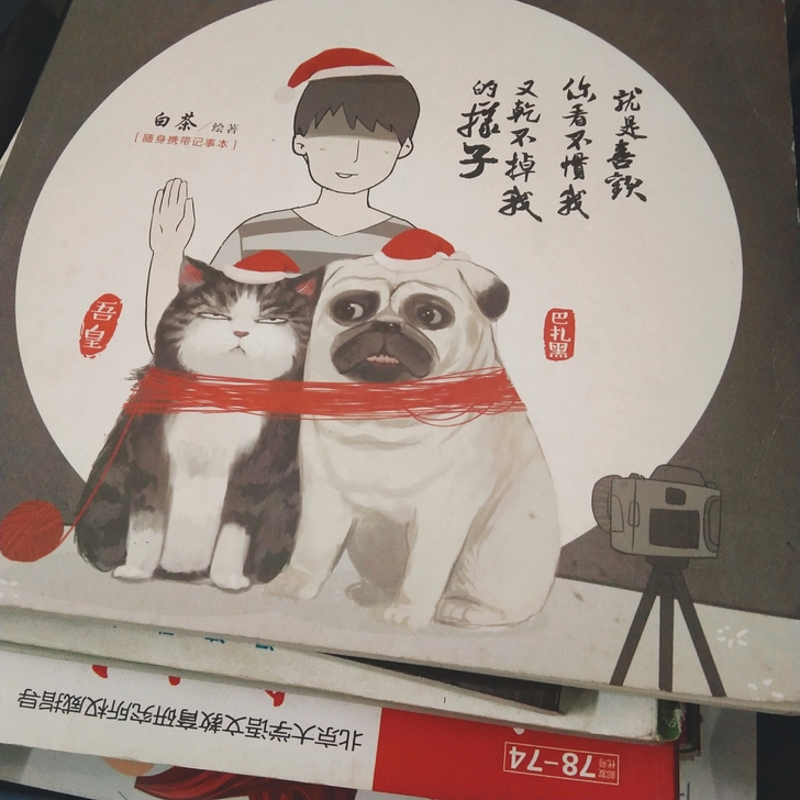 很可爱的空白记事本 内含插图