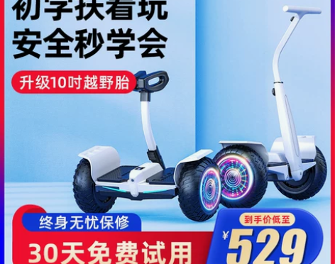 申燕超盛电动自平衡车成年智能儿童8-12越...