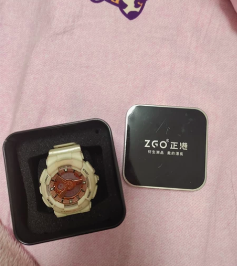出正港ZGO手表女ins韩版简约潮流运动防...
