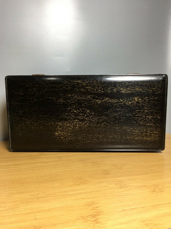 古董老物件精品紫檀带金星盒子百宝箱首饰盒风...