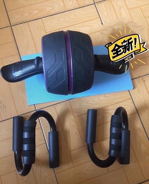 自动回弹健腹轮腹肌轮男女收腹滚轮瘦腰肚子家...