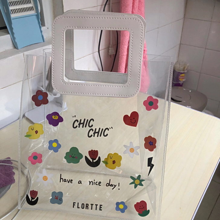 透明手提收纳袋