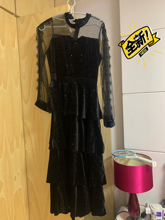 全新仅试穿蛋糕裙，春秋款，很女人，L码，1...