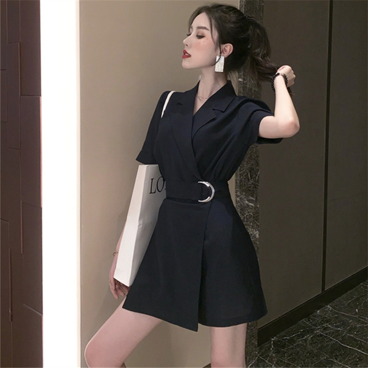 网红小西装外套女2021新款春夏显瘦赫本风...