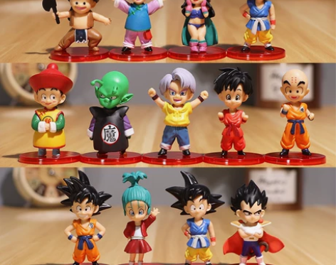 拍1发13  包邮！！！童年七龙珠手办，原...