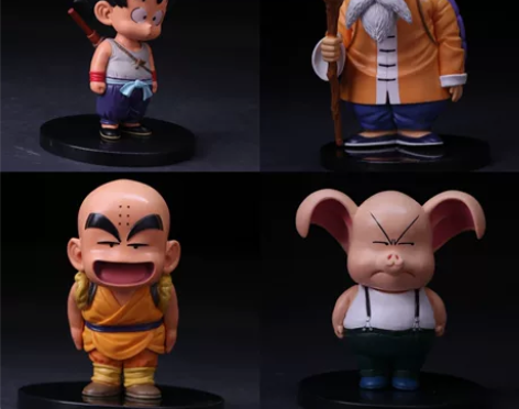 七龙珠手办悟空 贝吉塔 克林 龟仙人动漫手...