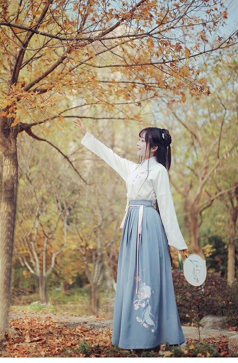 花朝记，正版汉服，交领，M码