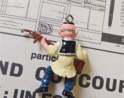 绝版老货，老夫子迷你公仔手办摆件，挂件高4...