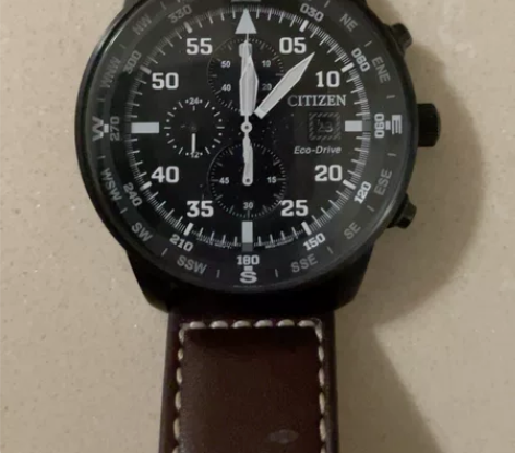 西铁城手表男光动能非机械表黑天使旗舰店官网...