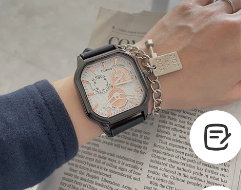 男士手表ins高颜值学生党方形石英表潮流大...