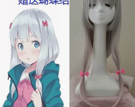 埃罗芒阿情色漫画老师和泉纱雾灰渐变粉COS...