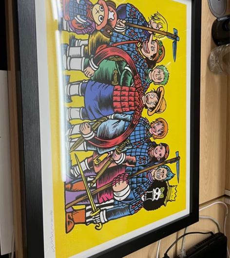 曹征作品 寻秦记系列，海贼王版画 限量99...