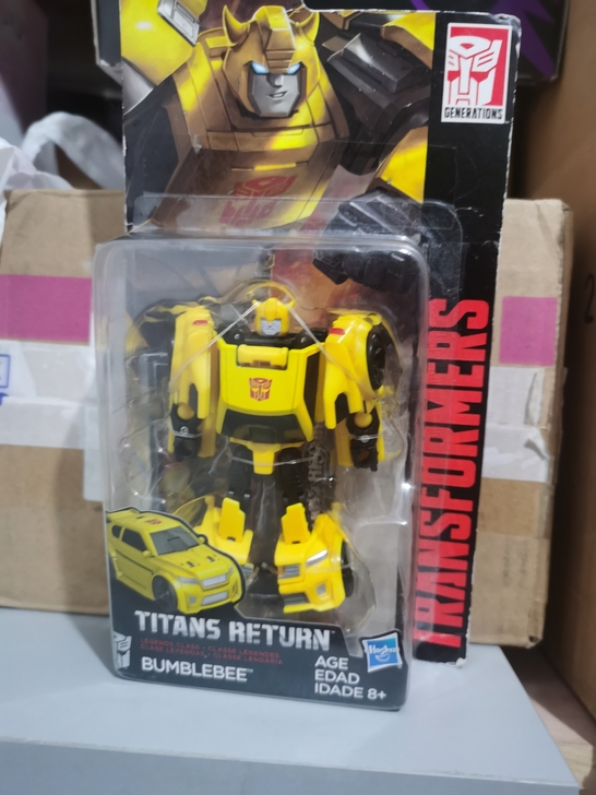 孩之宝变形金刚泰坦归来大黄蜂，全新未拆，正...