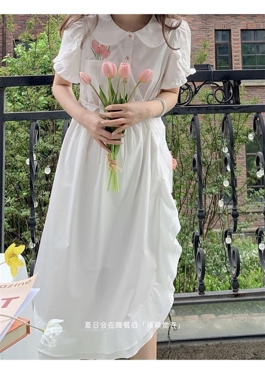 全新连衣裙，非常甜美的长裙！高个子小个子都...