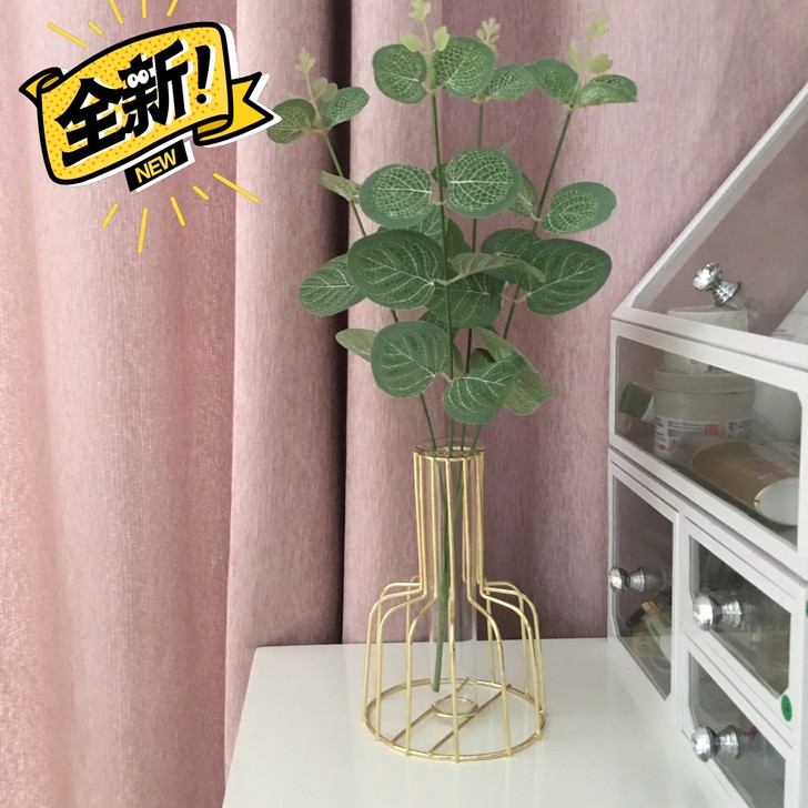 全新北欧创意花瓶摆件玻璃插花花瓶客厅房间装...