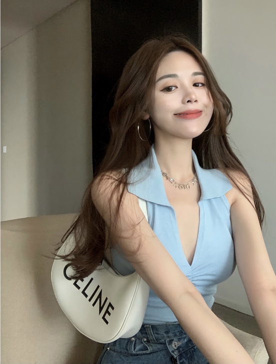 燕蔓风情 蕾丝雪纺衫 入手未穿过