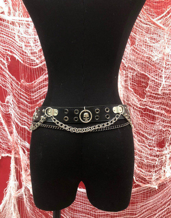 朋克摇滚皮带日本代购古着短裙皮带