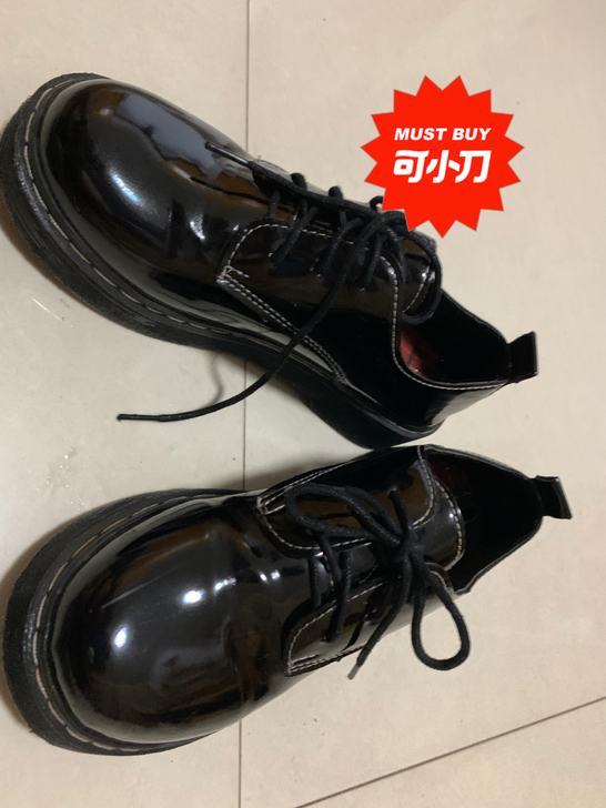 女鞋 圆头皮鞋 英伦风显脚小 37码 拍下...