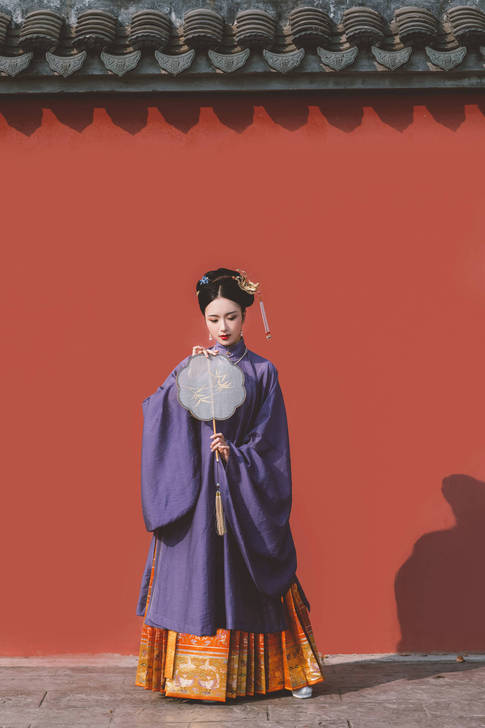 青泠谷原创明制灵枢立领斜襟大襟衫日常汉服