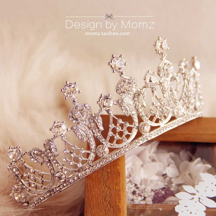 欧式复古超仙新娘皇冠头饰