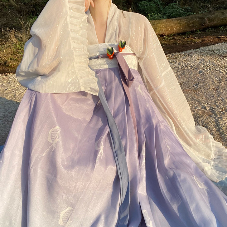 南阁原创【采茶雾】春秋夏日常款齐胸汉元素古...