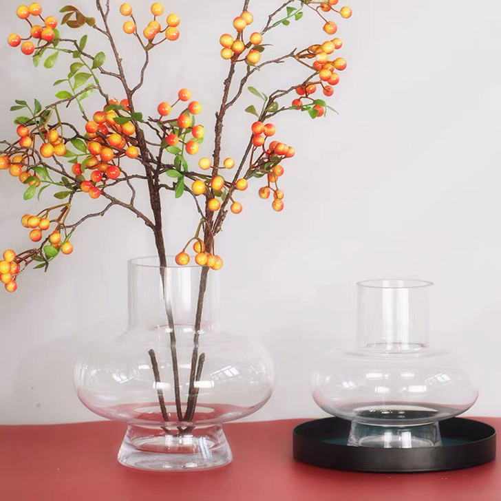 【清仓处理】 北欧风葫芦花瓶摆件客厅插花不...