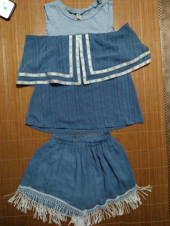 毕业季 清衣柜 一套蓝色套装 民族风 只穿...