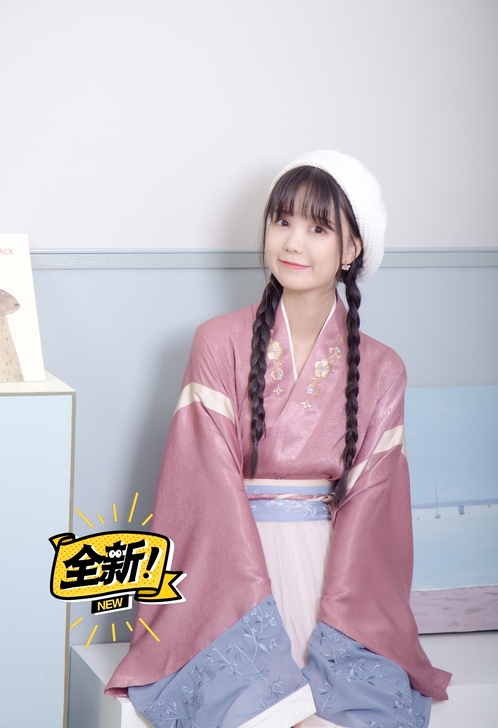 远山乔汉服【桃花酒】原创设计 晋制半臂交领...