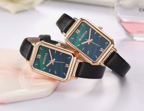 modiya网红抖音同款复古气质女士手表女...