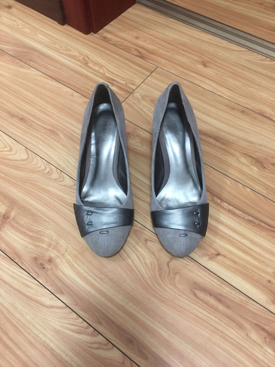 翠贝卡2021夏秋高跟单鞋韩版坡跟尖头浅口...