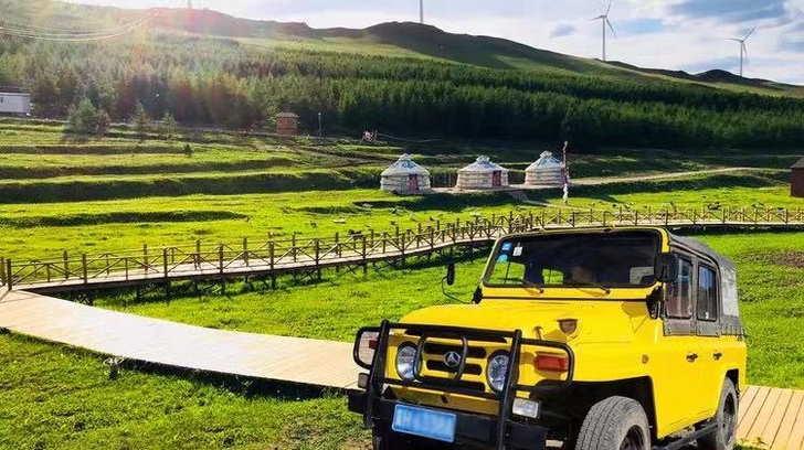 张北天路大本营 草原木屋+娱乐套票